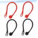 UKCOCO Earphone Hooks - 4 Pairs Silicone Ear Lip Covers for Headphones Sports Ear Hooks & Earplug Holder - Buy Online on GoSupps.com