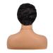 YOLANFAIRY Short Pixie Cut Brazilian Human Hair Wig for Black Women - Ocean Wave Remy Human Hair Mommy Wig - Affordable Party Wig (Black 1B) - Buy Online on GoSupps.com