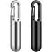 Portable Waterproof Pill Holder Keychain Black Travel Pill Organizer for Purse & Pocket - Buy Online on GoSupps.com