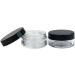 Beauticom 10G/10ML Clear Jars with Black Lids - 20 Pack | BPA Free Storage for Lotions Creams Toners Lip Balms & Makeup Samples - International Shipping Available - Buy Online on GoSupps.com