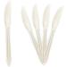 PAMI Medium Weight Disposable Plastic Knives 1000-Pack - Bulk White Silverware for Events and Catering - Sturdy Single-Use Partyware - Buy Online on GoSupps.com