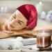 Buy Ladaypoa Long Satin Sleeping Cap | 2-Piece Extra Large Sleeping Hats for Women - Black & Red Perfect for Long Braids - Buy Online on GoSupps.com