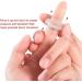 2-Piece Stainless Steel Massage Ring Set - Acupressure Finger Rings to Boost Blood Circulation - Silver - Buy Online on GoSupps.com