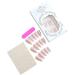 AJTUTUS French Tip Press on s Full Cover False s False s Glossy Nude False s Tip Manicure Supplies - Buy Online on GoSupps.com