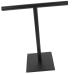 Alipis Towel Bar Towel Standing Bar Bathroom Towel Stand Towel Storage Rack Can Move Towel Rack 32X27.3X14CM Black