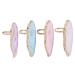 Manicure Palette Paint Tray Nail Art Palettes Nail Art Resin Palette Finger Ring Manicure Medium Pink