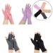 SunnyJuly Compress Bamboo Arthritis Gloves Premium Bamboo Gloves Anti-Slip Glue dot Gloves for Work Fingerless Women Men Gray Spots X-Large - Buy Online on GoSupps.com