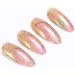 Coffin False Nails Short Fake Nails Pointed Ballerina Acrylic Press on Nails Full Cover Stick on Nails 24pcs for Women and Girls with solid glue nail lamp 1 count (Pack of 1) Yellow - Buy Online on GoSupps.com