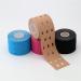 Perforated Muscles Sports Tape Therapeutic Care Elastic Bandage Breathable 5CM*5M Sports Kinesiology for Muscle Joints Physical Therapy Tape for Knee Ankle Shoulder Plantar Fasciitis 2 Rolls Pink - Buy Online on GoSupps.com