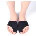 Bunion Corrector Sleeve for Hallux Valgus Relief - Stretchy Big Toe Separator Sock in Black, Size 35-39 - Buy Online on GoSupps.com