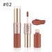 EVELIER 2in1 Lipstick and Lipgloss - Hydrating All Day Coverage | Vegan & Cruelty-Free | Highly Pigmented (Sunkissed Caramel) - Buy Online on GoSupps.com