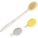 LFJ 3-in-1 Back Bath Brush Set - Long Handle Body Brush, Bath Sponge, Pumice - Gentle Exfoliation for Improved Skin Health - Men and Women - Nylon Soft Brush - Buy Online on GoSupps.com