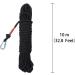 Buy Eruiv 10m 10mm Outdoor Climbing Rope - High-Strength Safety Braided Nylon 1500kg Capacity Includes Steel Core Carabiners & F ustlin - Buy Online on GoSupps.com