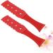 Milist 2 Massage Bars Gua Sha Scraping Hammer - Red Acupoint Massager for Body & Back Health Care - Buy Online on GoSupps.com