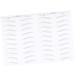 HAPINARY 6 Sheets Pairs Artificial Eyebrow Patch Eyebrow Waterproof Clear Artificial Hairs Eyebrow Gel Black - Buy Online on GoSupps.com