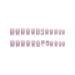 Buy 48Pcs French Tip Press On Nails & Short Fake Toe Nails Set | Square Nails with Bow Flower & Heart Designs - 3D Butterfly White French Toenails for Women & Girls - Perfect Nude Pink Glue-On Nails - Buy Online on GoSupps.com