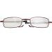 Bezax Fashion Red Folding Reading Glasses for Presbyopia | Portable Case for Men & Women - Stylish +350 - Buy Online on GoSupps.com