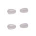 NicelyFit Clear Clip-on Nose Pads for Oakley Glass Frames Keel Holbrook Carbon Blade Tincan Tinfoil Crosshair etc 2 Pairs