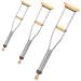 Crutches for Adults Underarm Handicapped Crutches/Canes for Handicapped Persons with Adjustable Length of 103-150 Cm Great for Travel or Work Independence Dubbel -2 - Buy Online on GoSupps.com