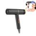 Electric Hair Dryer High-Power Electric Hair Dryer Home Hair Dryer Hot Wind Comb Hair Salon Blowing Comb 3 Mode Wet and Dry (Black)