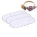 3pcs Diaper Changing Mat Cotton Breathable Waterproof Changing Pads Washable Resuable Diapers Liners Mat Foldable Urinal Pad for Home Travel Outside 30x60cm with a Flower Headband