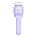 Heated Eyelash Curler Electric Eye Lash Curlers Rechargeable Eye Lash Curler Rapid Heat-up Eye Lash Curler with Temperature Control 3 Modes Silicone Pad for Natural Eye Lashes for Outdoor Activity Purple
