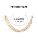 Aukmla Boho Sequins Head Chain - Gold Festival Wedding Headpiece for Women and Girls - Buy Online on GoSupps.com