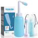 Postpartum Perineal Wash Bottle Portable Bidet -500ml Women Peri Recovery Postpartum Care After Birth Postpartum Clean New Mum Maternity Essentials for Travling Outdoor (Blue 17 oz)