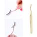 Angoily 2pcs Eyelash Nipper & Extension Applicator Tool | Small Mirrors for Crafts | Best Clip for False Eyelashes & Lash Extensions - 11.3x1cm - Buy Online on GoSupps.com