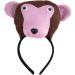 Bottone Cartoon Animal Headbands Stage Monkey Ears Hair Hoop Ears Makeup Hairband Cartoon Headwear Party Accessory Coffee monkey white - Buy Online on GoSupps.com