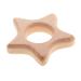 DIY Wooden Star Teething Pendant - Natural Color | Safe Eco-Friendly Baby Teether | UK Shipping Available - Buy Online on GoSupps.com