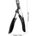 Nail Scissors | U Shape Manicure Scissors with Handle | Nail Cutting Scissors for Adults Men Women Nail Cleaner Nail Care for Thick and Ingrown Nails Dalynn - Buy Online on GoSupps.com