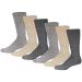 6 Pairs of Merino Wool Thermal Warm Diabetic Socks Medium: US Men 9-11.5/Women 11-13