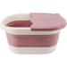 Bassin de Bain de Pieds Pliable Baignoire Portable avec poign e et Couvercle Seau Multifonction en Plastique pour Enfants (Rose) - Buy Online on GoSupps.com