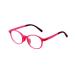 Ade wu children's glasses without starch blue light filter round glasses frame glasses frame anti blue light glasses tr90 frame anti -fatigue for girls and boys pink