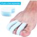 SELOTOKITER Foam Toe Separator 12pcs for Men & Women - Foot Pain Relief, Plantar Fasciitis Correction, Toe Spacers for Claw Toes, Hammer Toes, Bunions - Blue - Buy Online on GoSupps.com