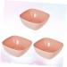 Cabilock 3pcs Fruit Tray Candy Nut Serving Dish Candy Container Salad Bow Mini Pink Candy Stand Food Grade Size 1 Pink - Buy Online on GoSupps.com