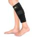 Adjustable Calf Support Brace Right Left Calf Compression Bandage Shin Splint Compression Wrap with Hook and Loop Straps for Calf Muscle Injury Swelling Strain Varicose Veins Torn Calves Black