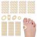 1 Sheet Foam Corn Cushions Corn Pads Soft Shoes Sticker Waterproof Adhesive Toe Pads for Corn Callous and Feet Protectors Heel Pads Footwear Accessories Comfortable Foot Pads Foot Health