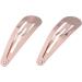 50Pack Hair Barrettes Hair Clips No Slip Metal Hair Snap Clips for Girls and Women 2 Inch/ 50mm (Rose Gold) - Buy Online on GoSupps.com