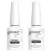 Vishine Gelpolish Soak-off 2Pcs 8ml TOP & BASE COAT Gel Polish Foundation Sealer Primer UV LED Manicure BT-8ml 4 ml (Pack of 2)