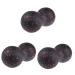 Gleavi 3st muscle roller lacrosse massage peanut-yoga peanut foot massager Opernut massage peanut exercise lacrosse balls peanut roller mobility peanuts deep fitness.