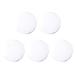 SUPVOX 5pcs Powder Puff Washable Large Body Puff Fluffy Powder Puff with Ribbon (White)60mm