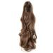 Synthetic Claw Fake Ponytail Wig Female Black Brown Tail Hair Extension On Ponytail Hair Extensions 18-26inch light brown