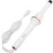 Automatic Curling Iron 1 Inch Ionic Hair Curler Self Rotating Curling Iron with Long Barrel for Waves and Curls Anti Tangle Rotating Curling Wand for Hair Styling White - Buy Online on GoSupps.com