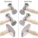 3pc Double-Sided Metal Texture Chasing Repousse Hammer Set - 6 Unique Patterns - Buy Online on GoSupps.com