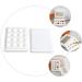  ULDIGI 1PC Nail Art Painting White Gel Nail Polish Makeup Palette Tray Accessories Nail Polish Holder Cosmetic Ceramic White Small Mixing Tray - Buy Online on GoSupps.com