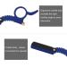 Anti-rust razor vintage straight edge barber for personal use of razor(Blue retro razor)