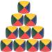 12-Piece Colored Juggling Balls Set | Circus Clown Game Balls for Beginners | Outdoor Throwing Toys 5cm - International Shipping - Buy Online on GoSupps.com