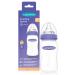 Lansinoh Baby Bottle with Naturalwave Teat (240 ml) anti-colic Plastic 100% BPA & BPS Free medium flow silicone teat which is soft and flexible purple transparent 1 piece (1 Pack)